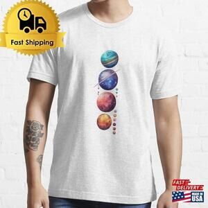 Planets Colour Essential T-Shirt Unisex